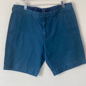 J. Crew Men’s Chino Blue Shorts 9’ Size 34